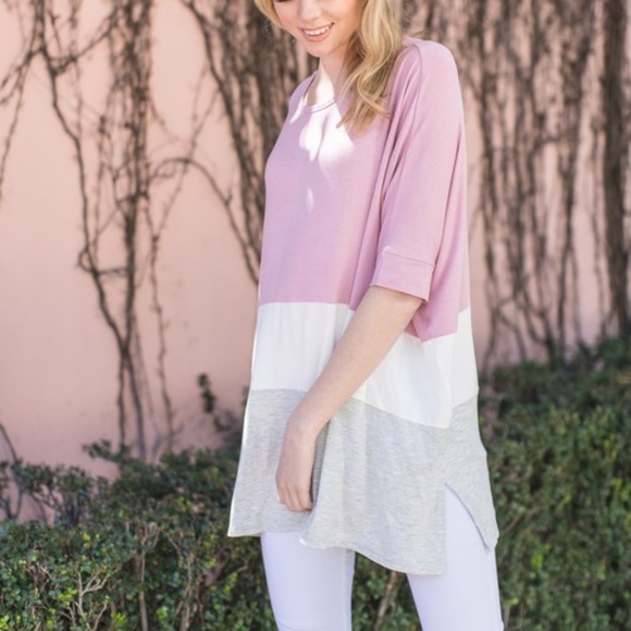 NWT Beeson River Colorblock Tunic - Picture 1 of 4